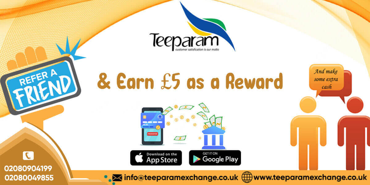 Refer a Friend and Earn £5 