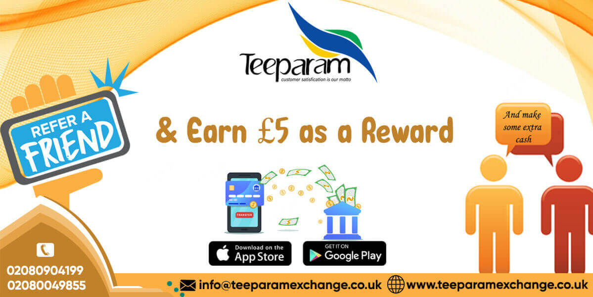 Refer a Friend and Earn £5