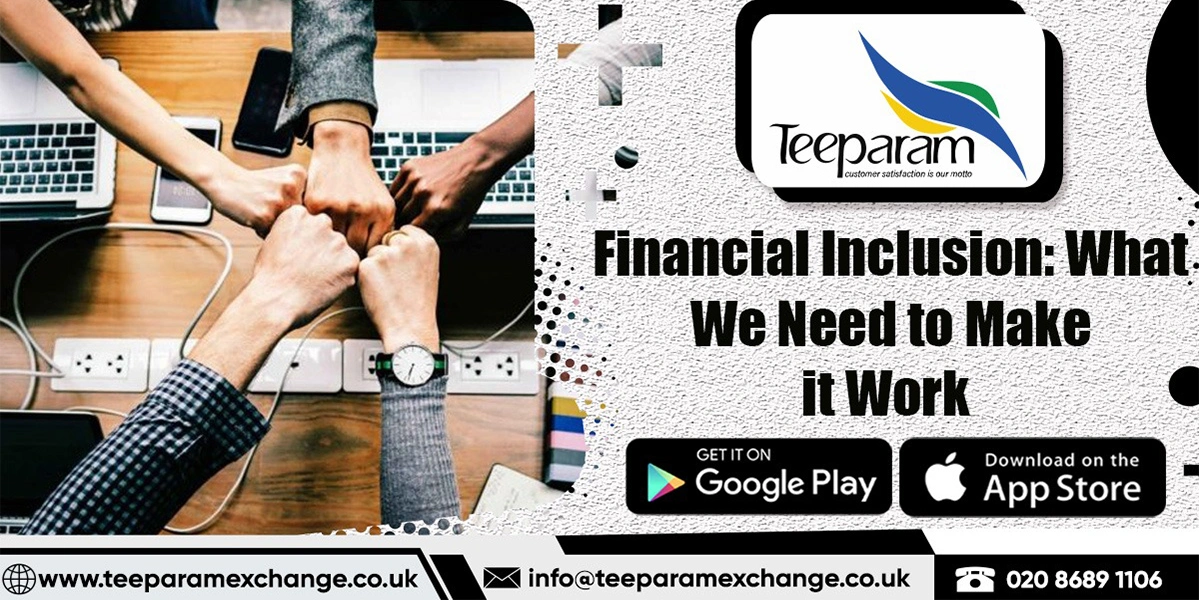 Financial Inclusion: What We Need to Make It Work?
