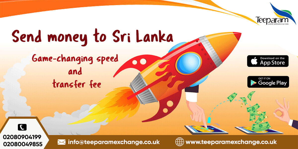 Send money to Sri Lanka: Game-changing speed and transfer fee.