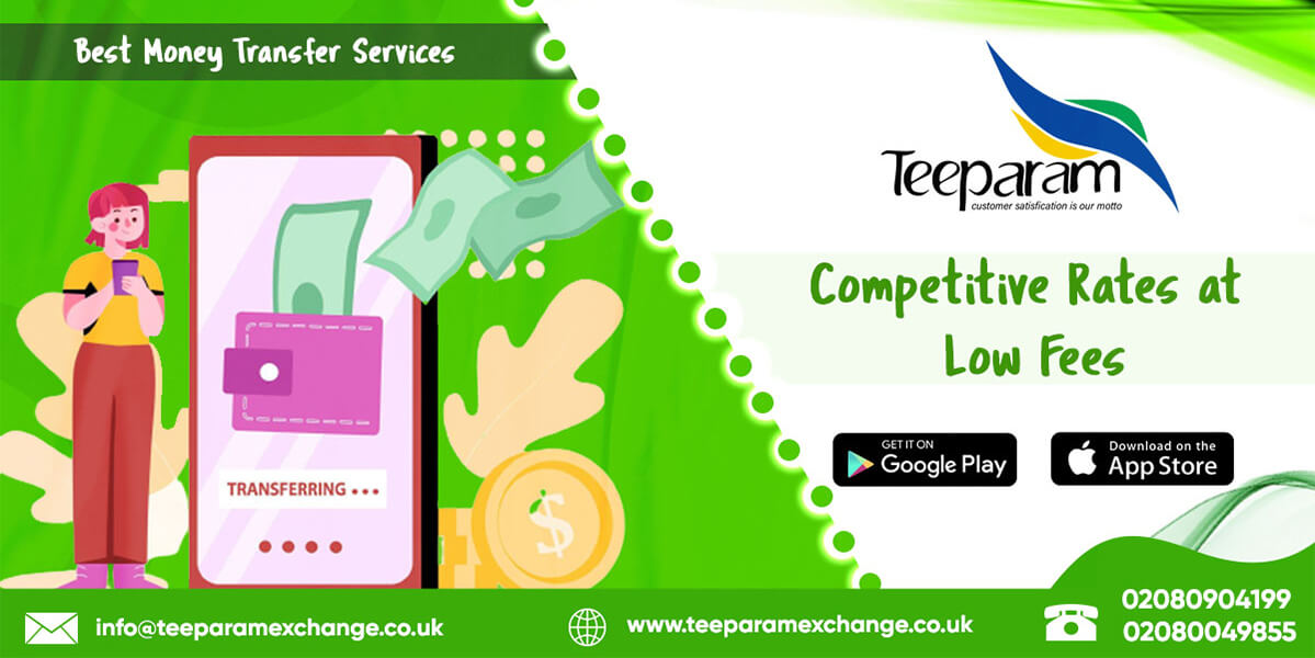 Teeparam offers competitive rates at low fees